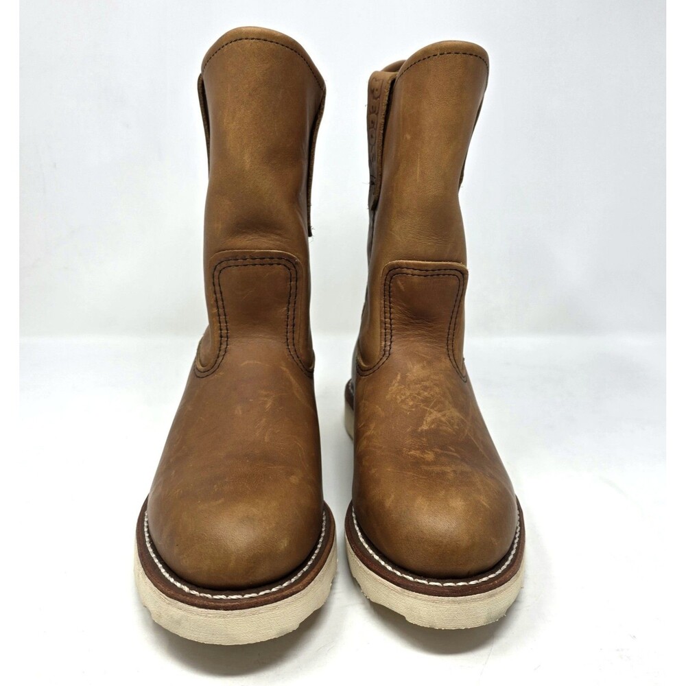 Red Wing Pecos 866 Pull On Leather Work Boot US 5 | EU 37 Made in USA Brown NEW - Picture 4 of 16